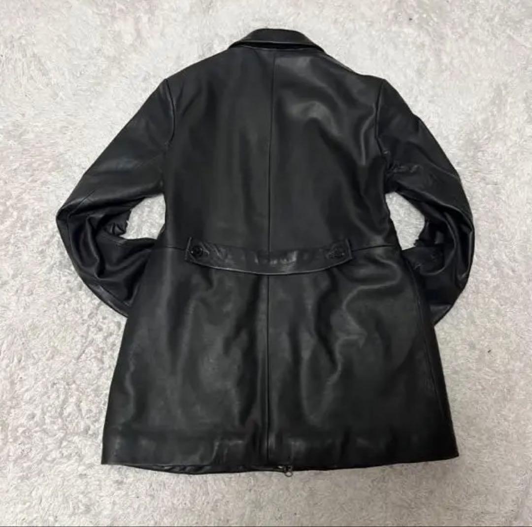 00’s archive old gap leather coat M