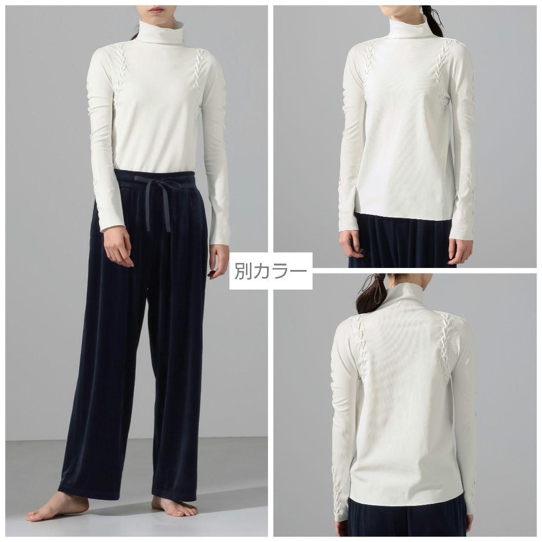 未使用 チャコット ケーブルアクセントニット 黒＊ バレエ　ヨガウェア　ダンス