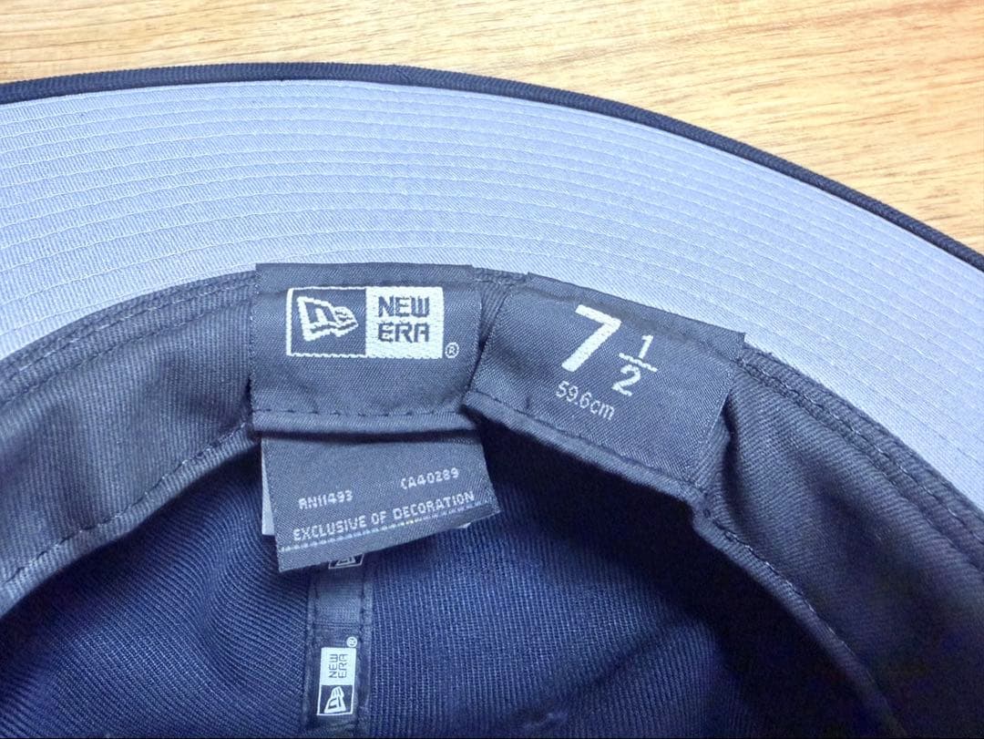 bu太郎　NEW ERA フィッテド ロングブリムハット ネイビー