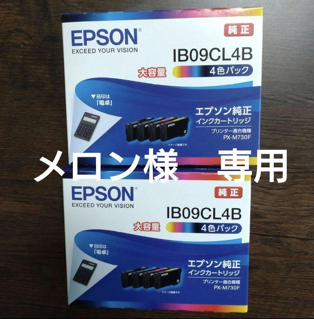 EPSON純正　IB09CL4B 4色パック　5個セット