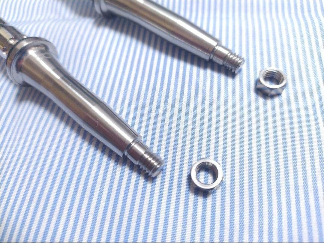☆新品☆Cos.Ti製 MKS Compact EZY用軽量チタン製ペダル軸