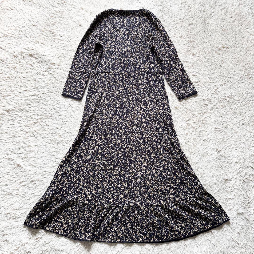 【新品タグ付き】LAURA ASHLEY 9号 ロングワンピース リバティー