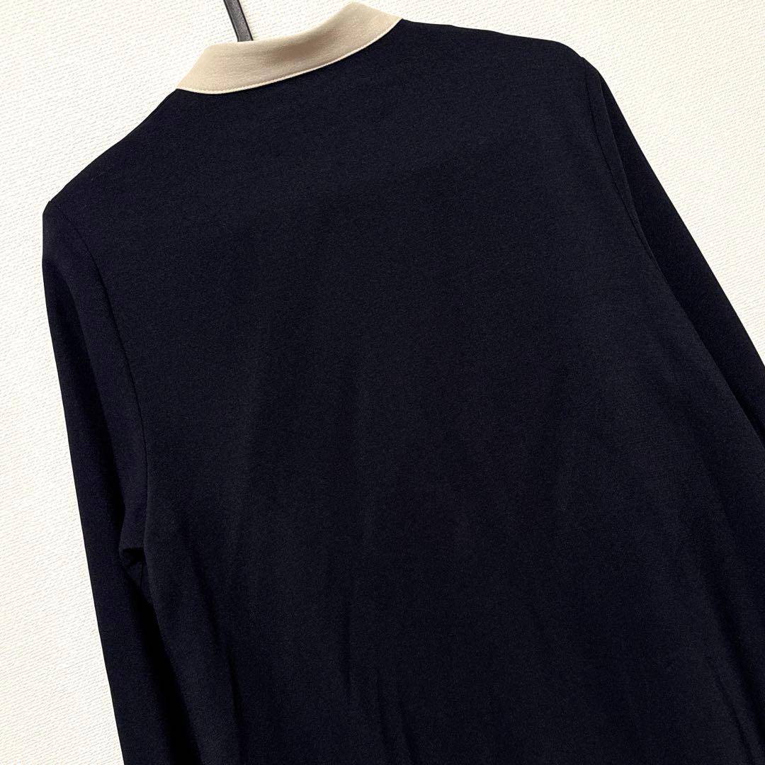 美品✨NAVY BLUE SHIPS anyネイビーAラインロングワンピース