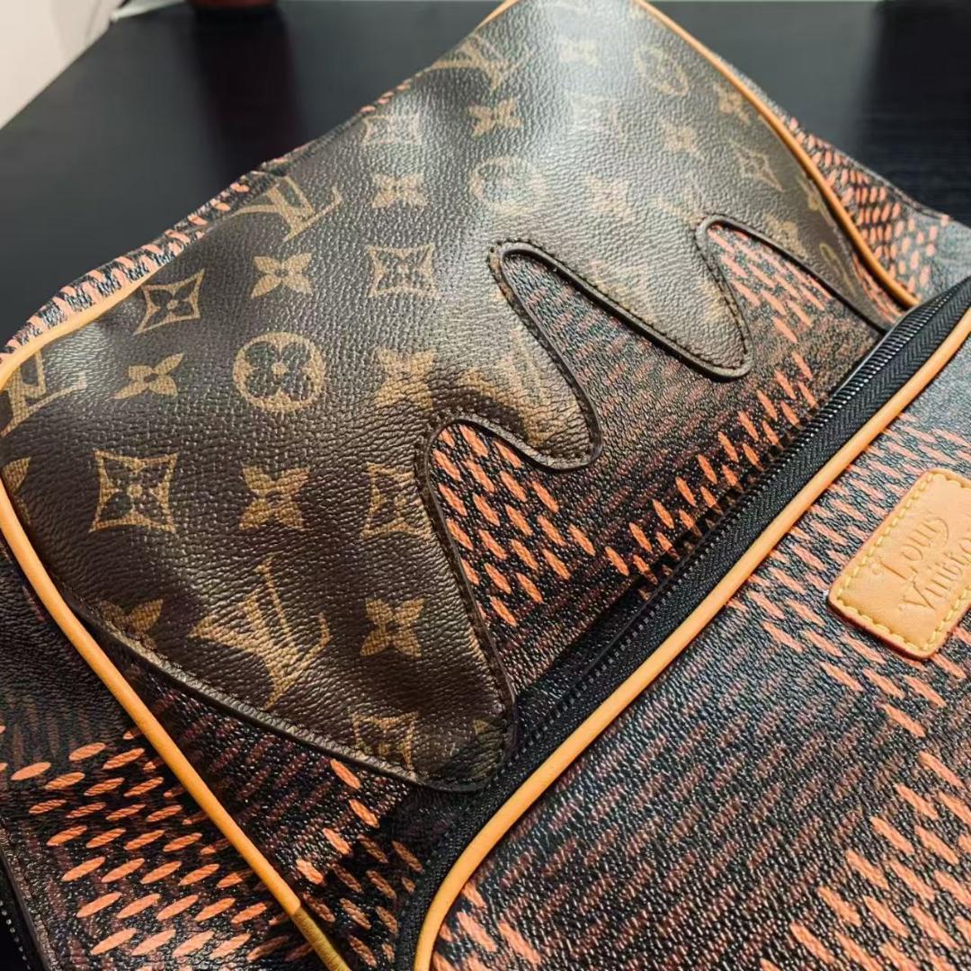 LV×NIGOコラボキャンバスバックパック N40380ダミエエベヌ2020限定