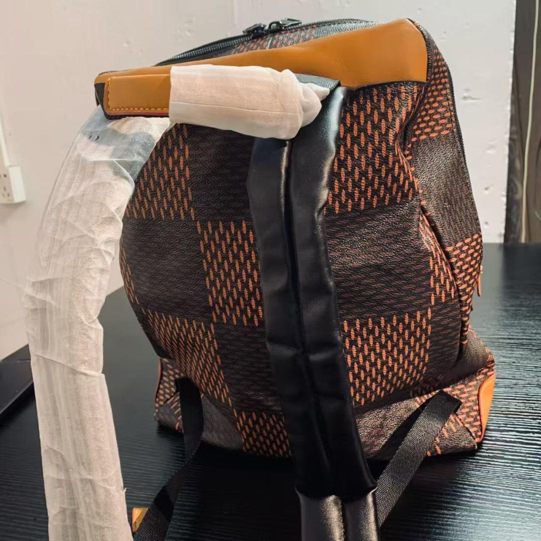 LV×NIGOコラボキャンバスバックパック N40380ダミエエベヌ2020限定