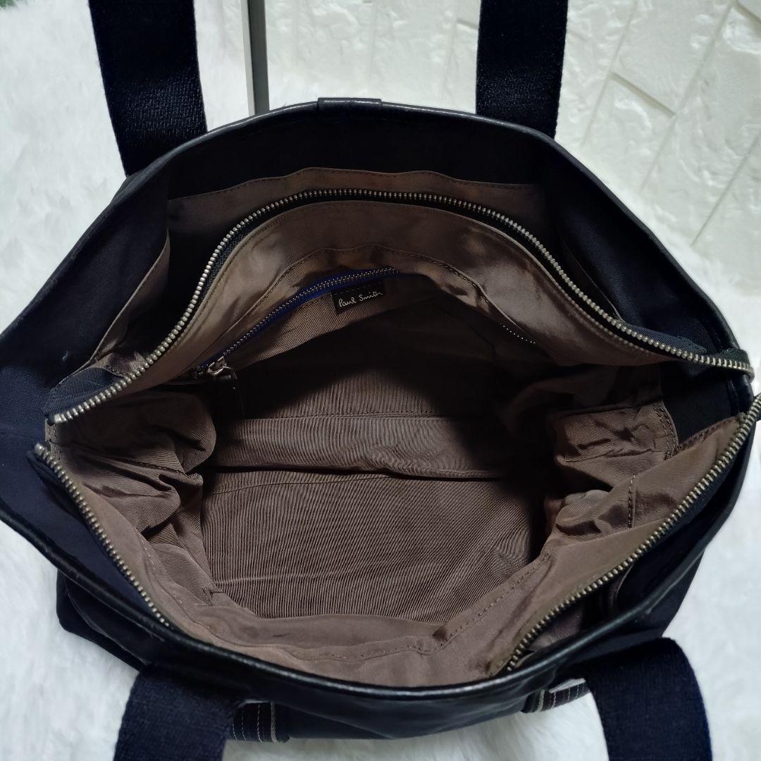 Paul Smith ブラック トートバッグ A4 大容量