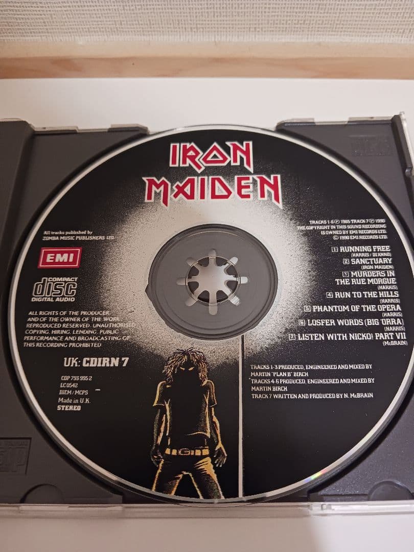 洋楽 IRON MAIDEN / RunningFree RunToTheHills
