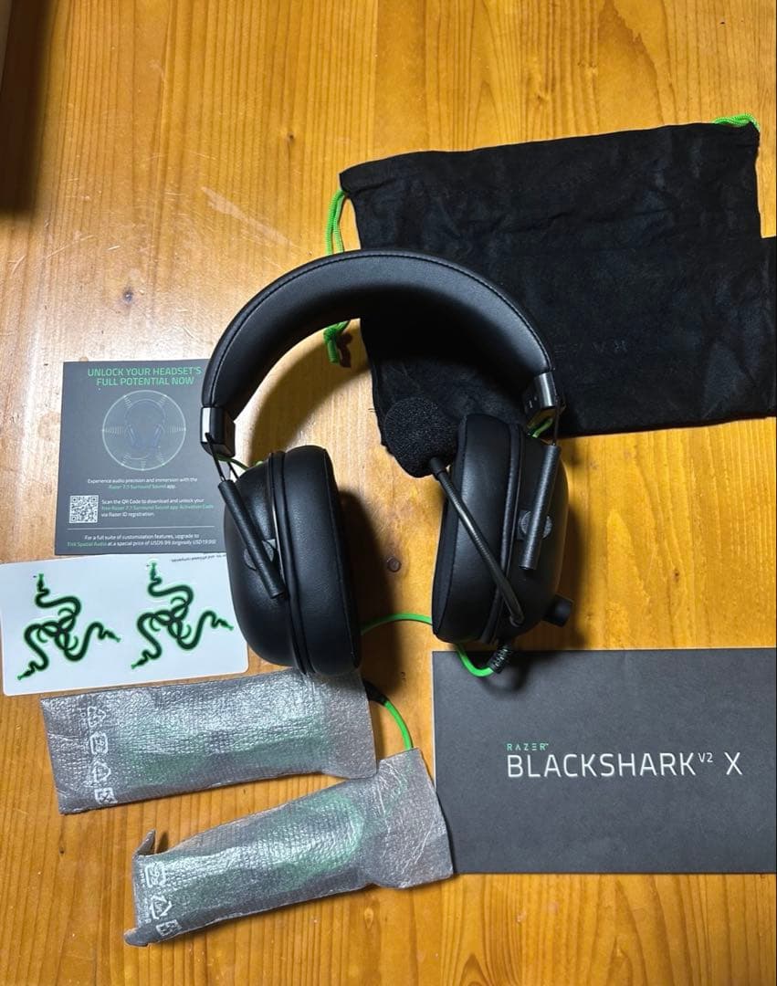 【Gen】RazerBLACKSHARK V2 X ゲーミングヘッドセット
