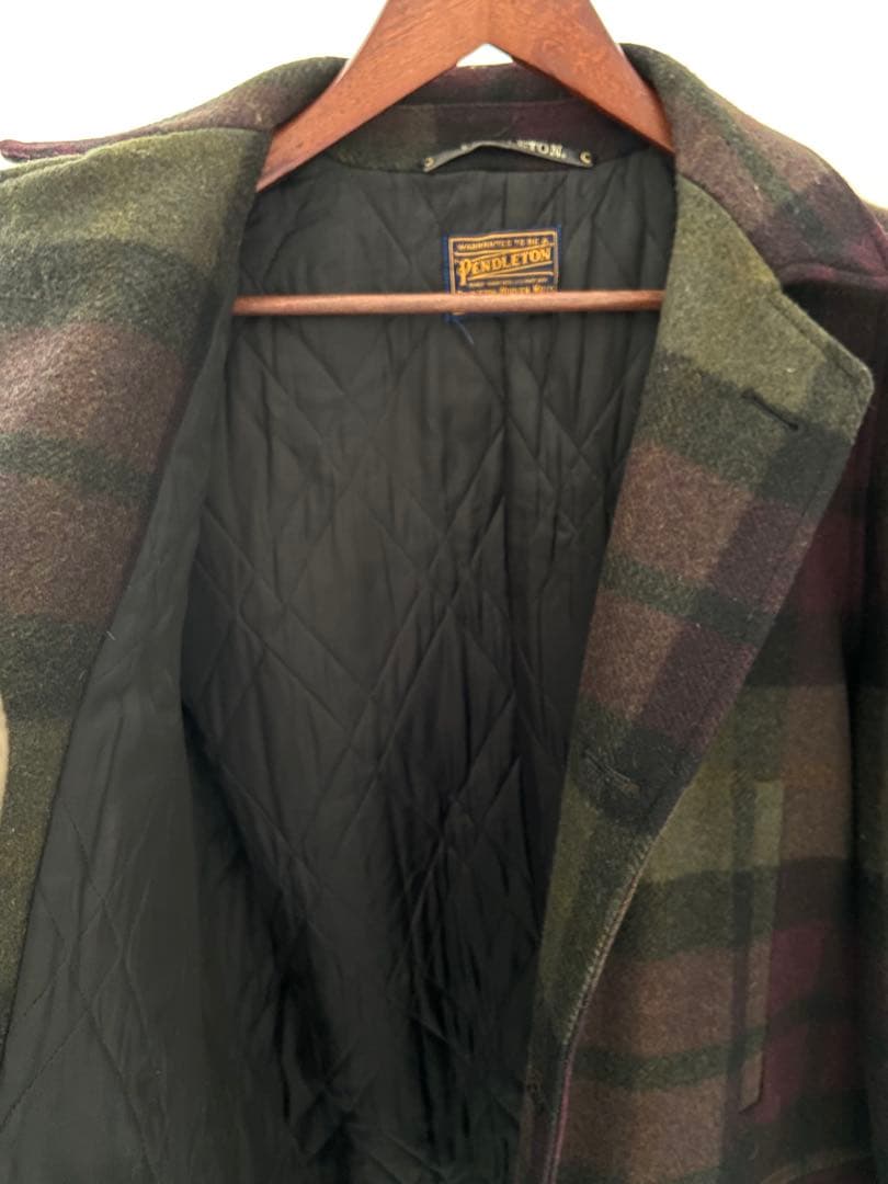 大人お洒落なPendleton ウール チェックジャケット！