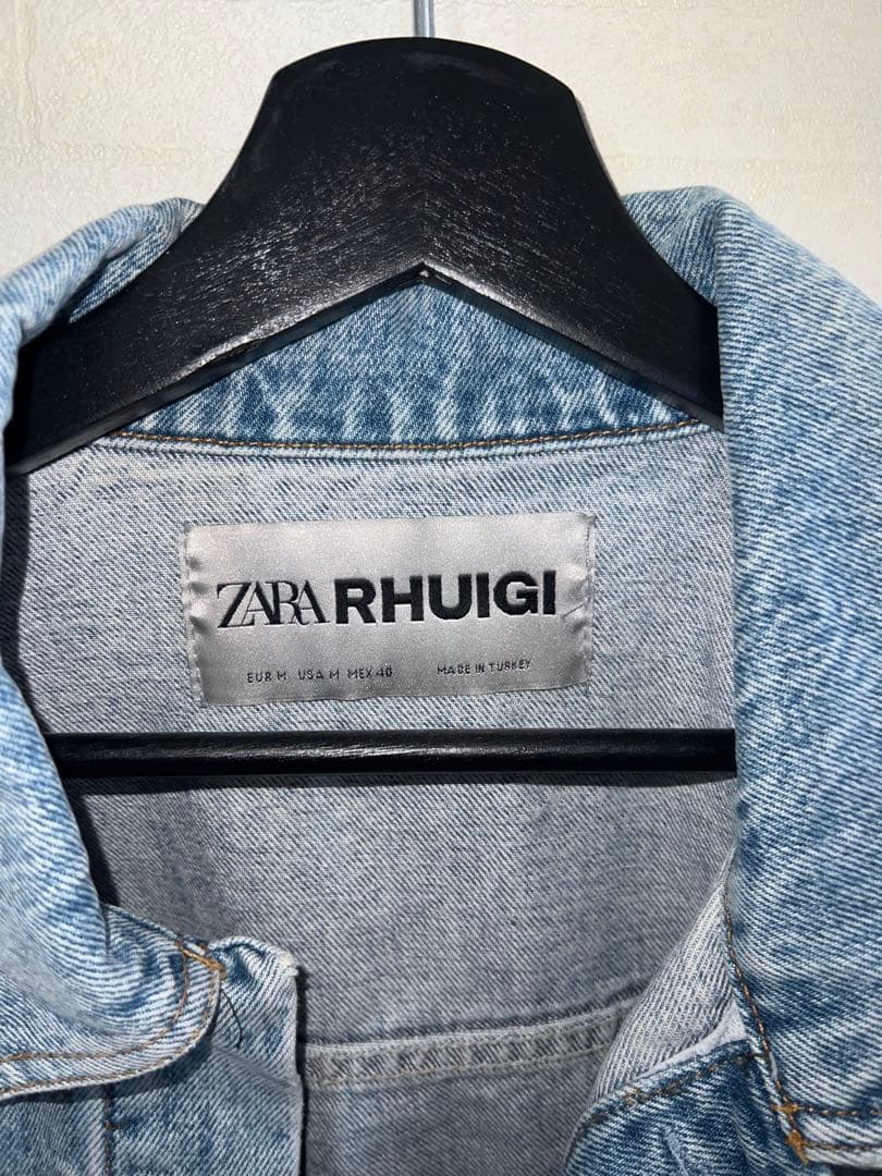 ZARA RHUIGI ライトブルー クロップドデニムジャケット
