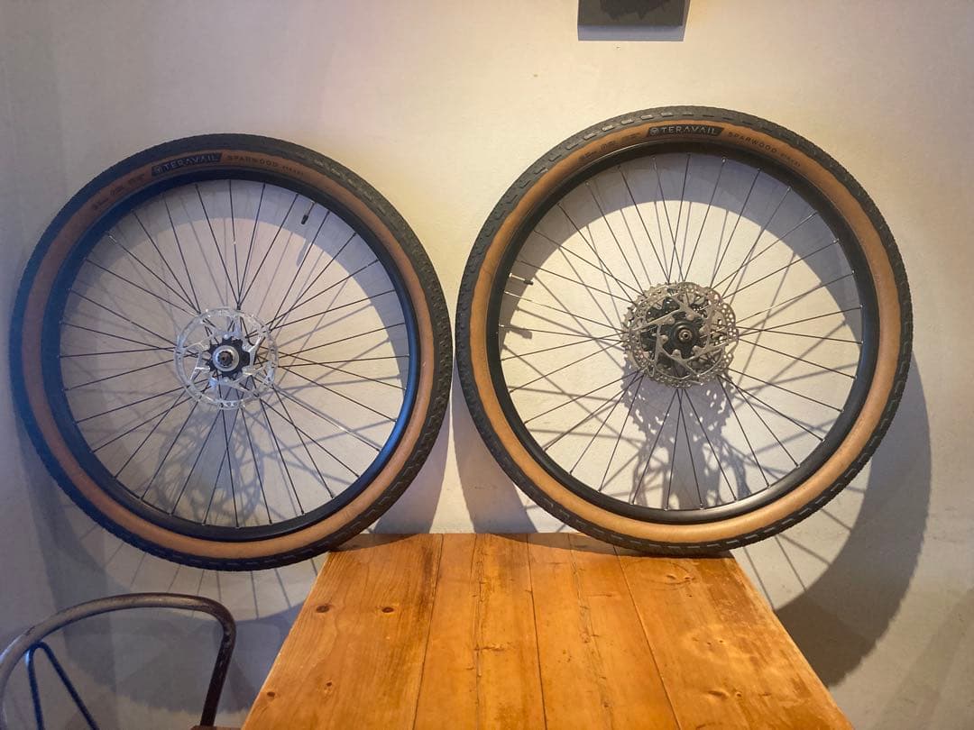 値下げ♫650b DTSWISSディスクホイール+teravailタイヤ