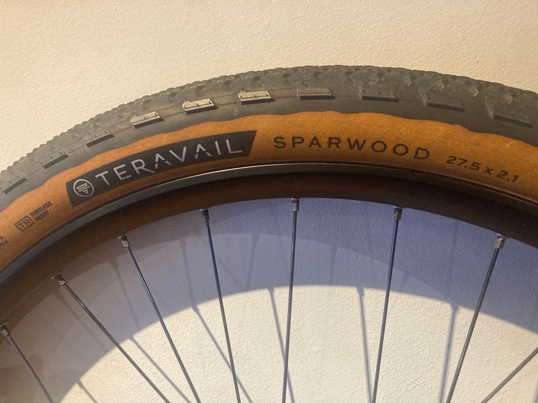 値下げ♫650b DTSWISSディスクホイール+teravailタイヤ