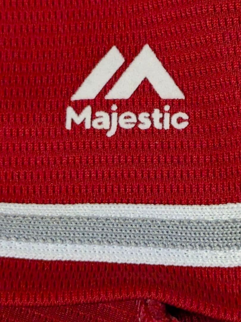 ②USA製 マジェスティック　エンゼルス 大谷翔平 ユニフォーム　Ｍ レッド