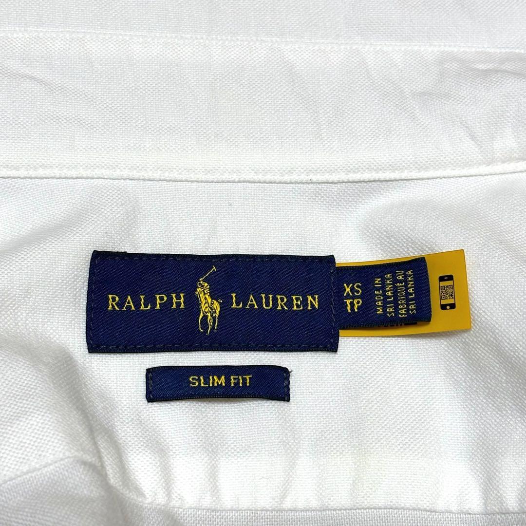 正規品 QRコード ラルフローレン シャツ ブラウス ホワイト XS　1787