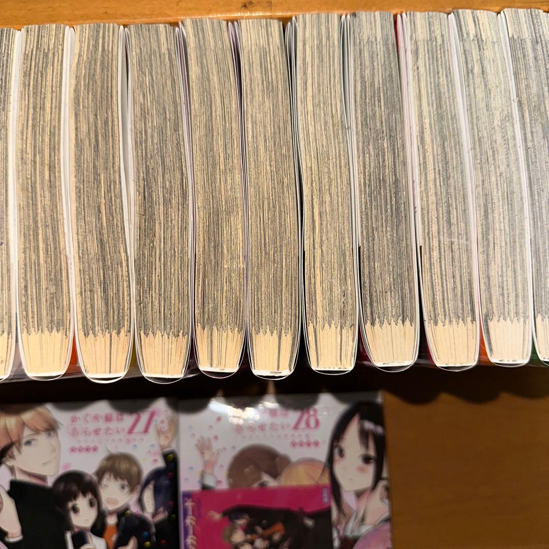 かぐや様は告らせたい6巻〜28巻　同人版1巻〜3巻　状態良‼️