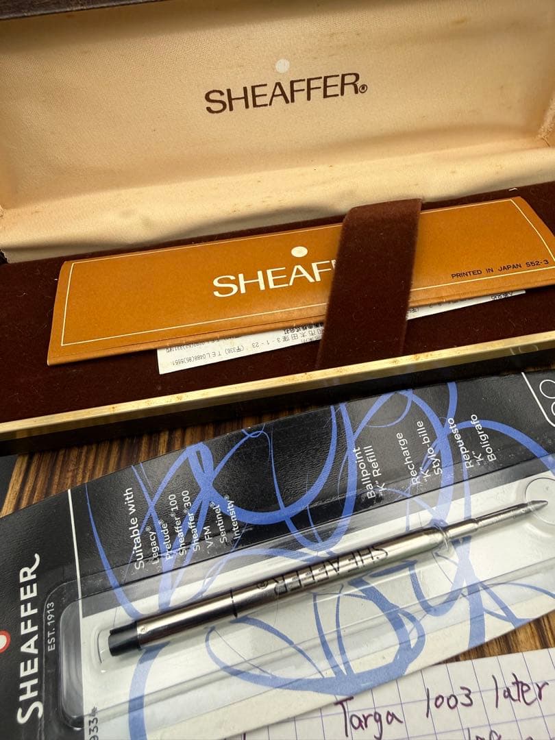 SHEAFFER 万年筆 タルガ 1003 後期型 ボールペンセット