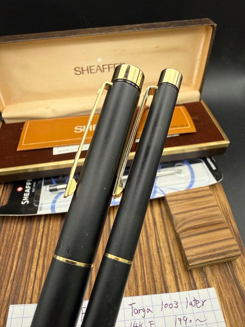 SHEAFFER 万年筆 タルガ 1003 後期型 ボールペンセット