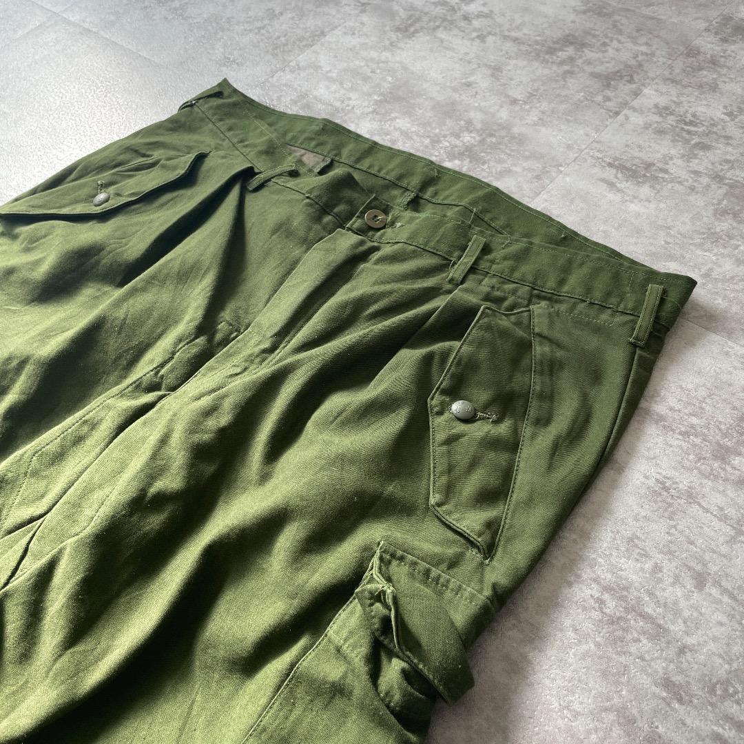 80s スウェーデン軍 実物 M59 ワークパンツ 176