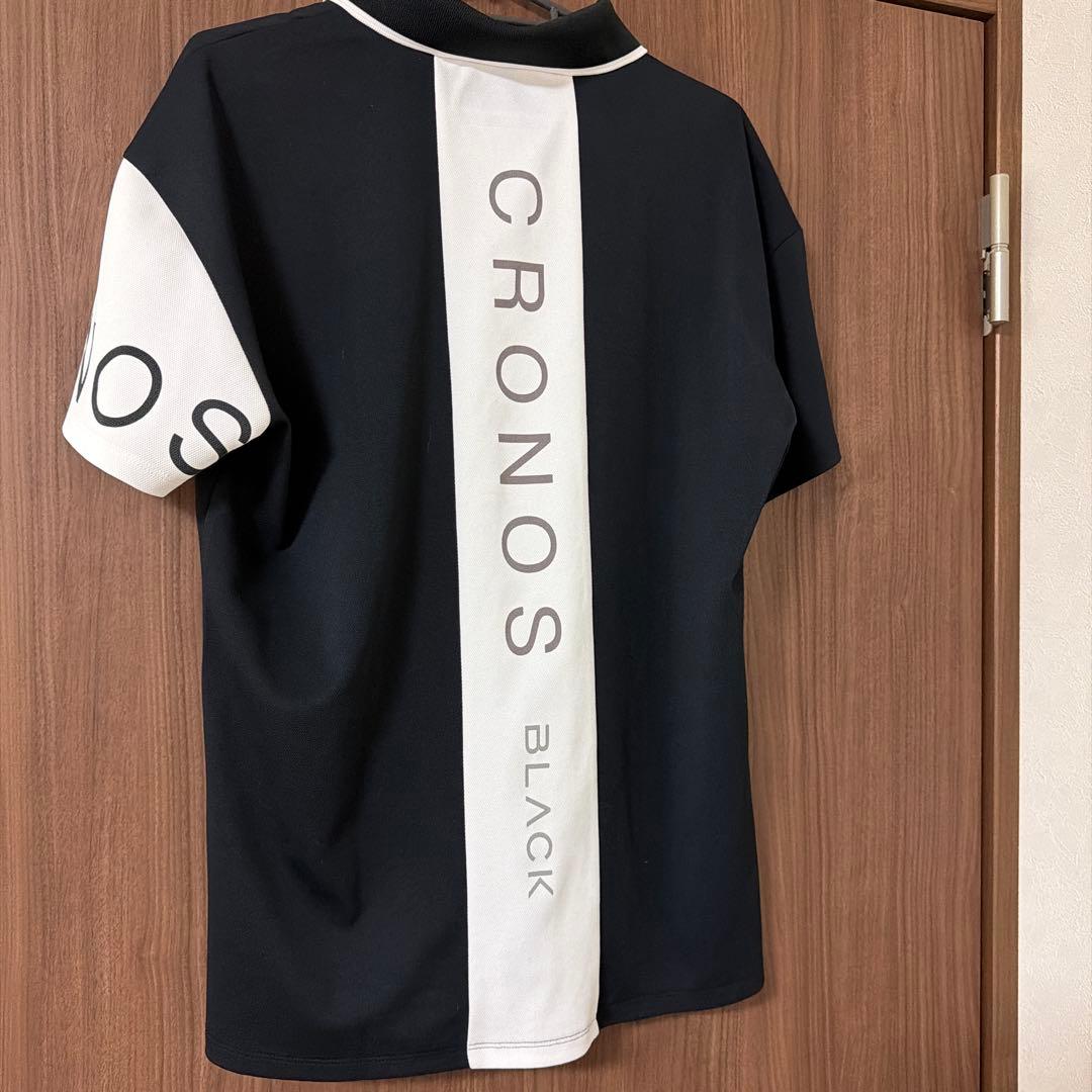 CRONOS BLACK 半袖ポロシャツ S ブラック