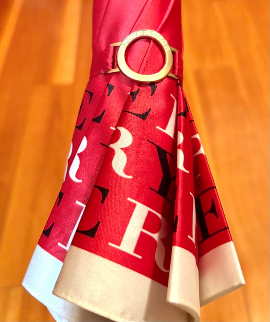 BURBERRY 長傘 レッド