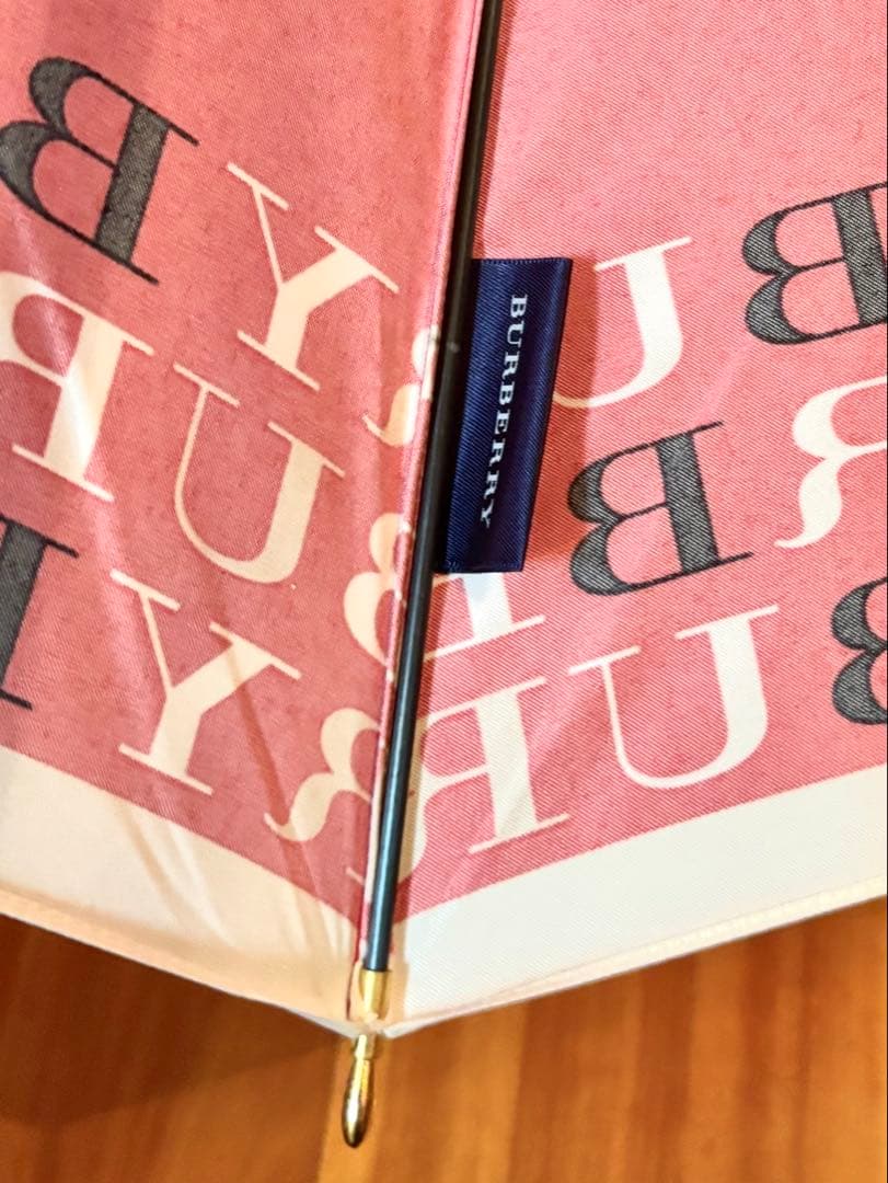 BURBERRY 長傘 レッド