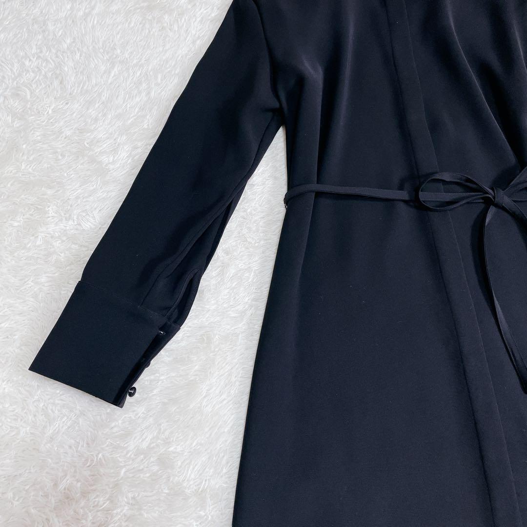 美品　Theory luxe シャツワンピース　ブラック　38