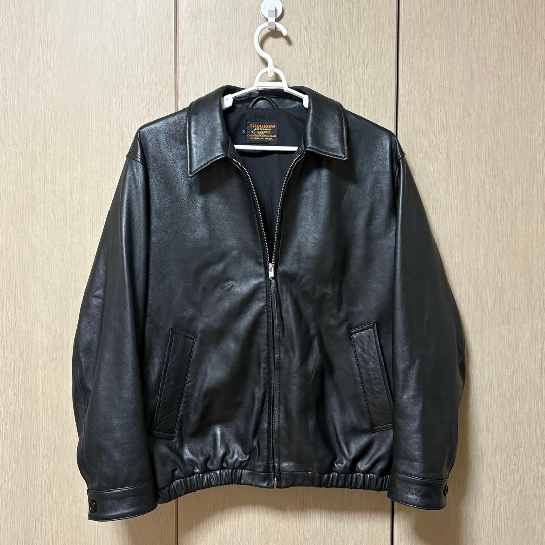 ラムレザー ジップジャケット