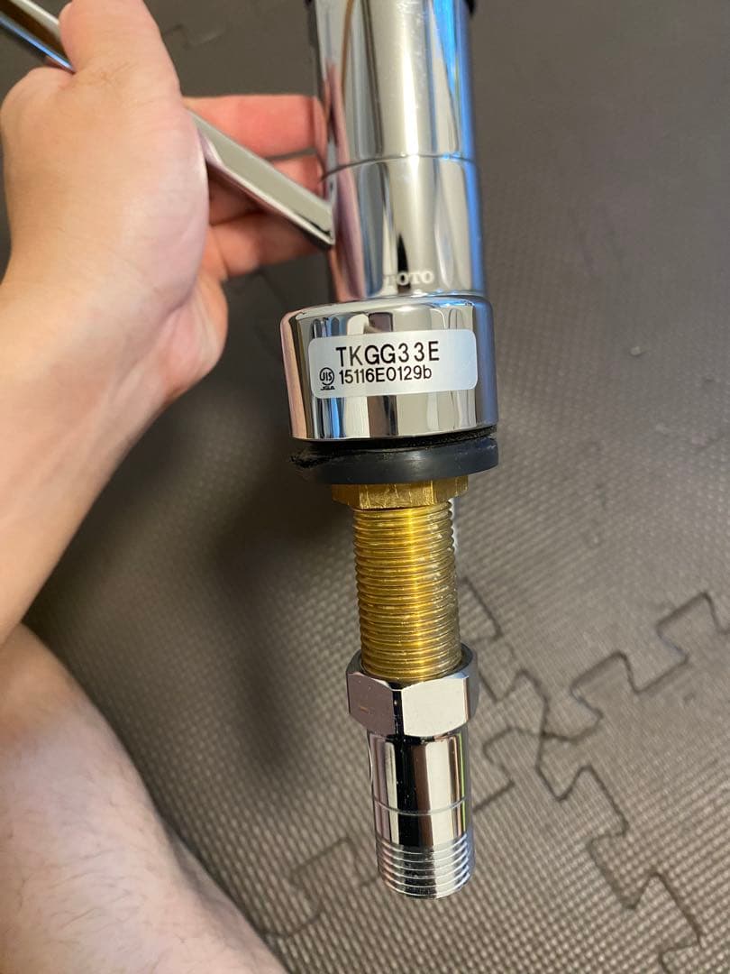TOTO TKG33Eキッチン用2穴 シングルレバー式混合栓