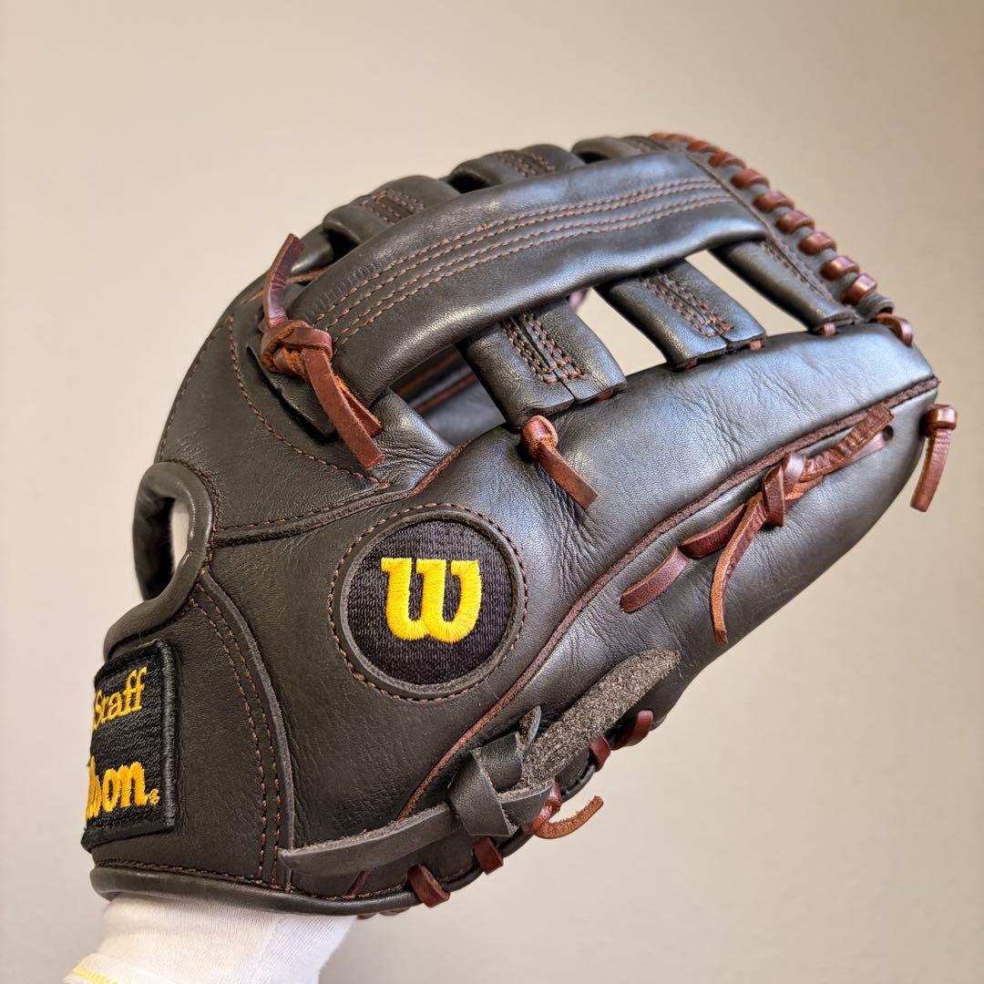 【極美品/希少】Wilson ProStaff 野球グローブ 外野手用 90s