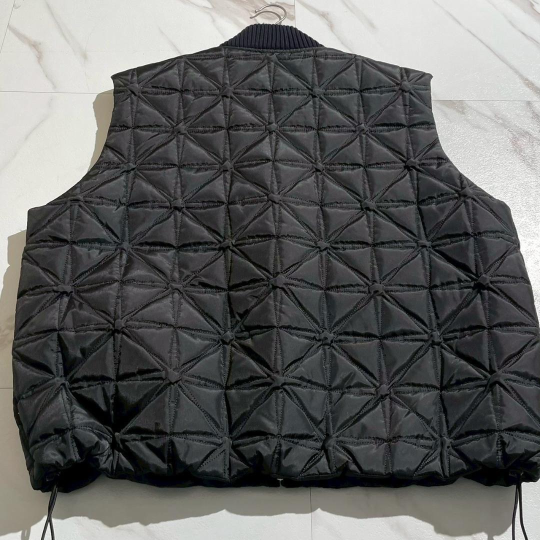 ほぼ未使用　Bott Quilted Sparkle Vest　キルト　ベストL
