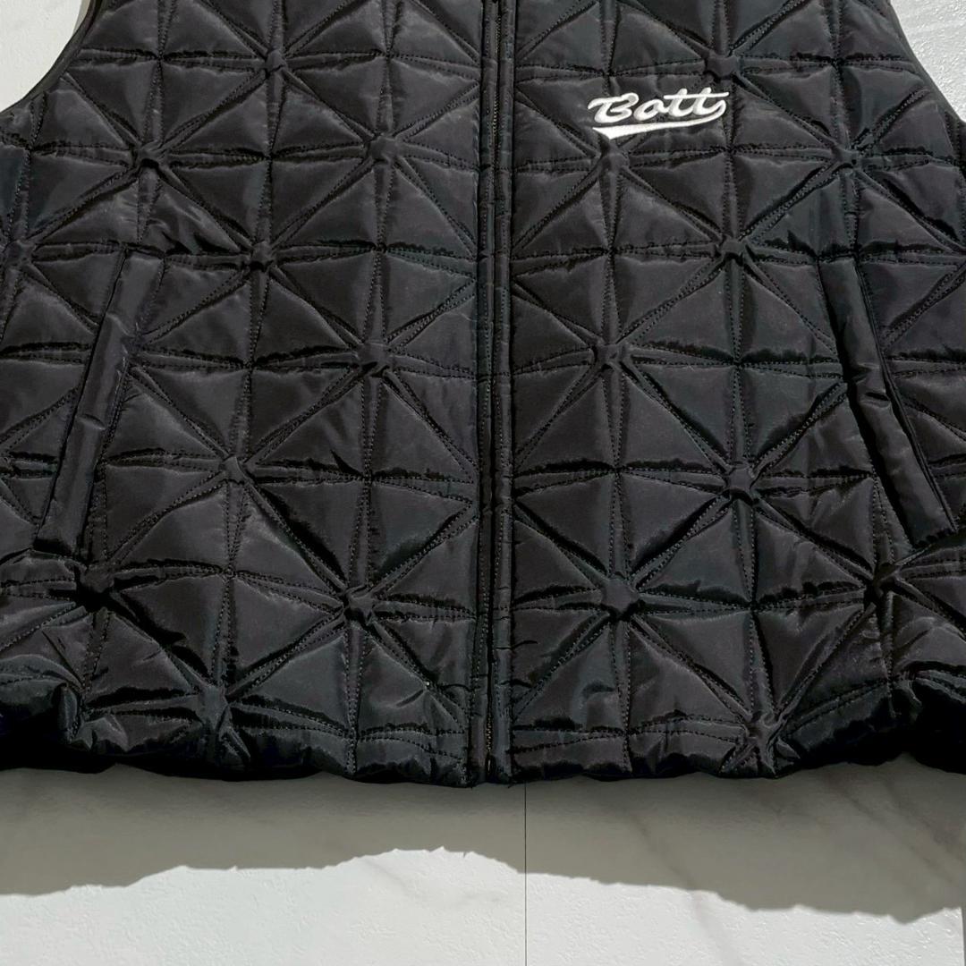 ほぼ未使用　Bott Quilted Sparkle Vest　キルト　ベストL