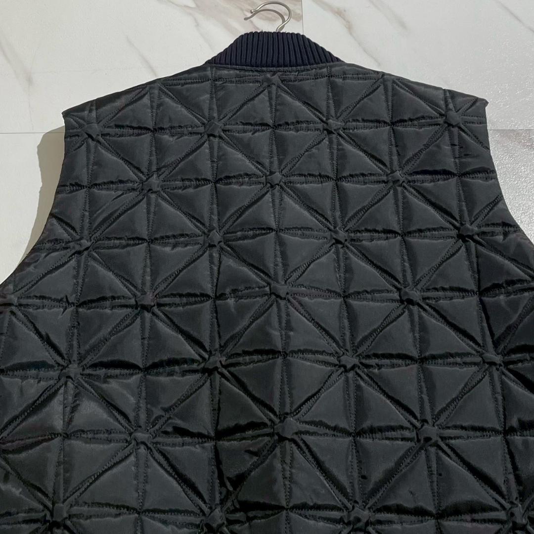 ほぼ未使用　Bott Quilted Sparkle Vest　キルト　ベストL