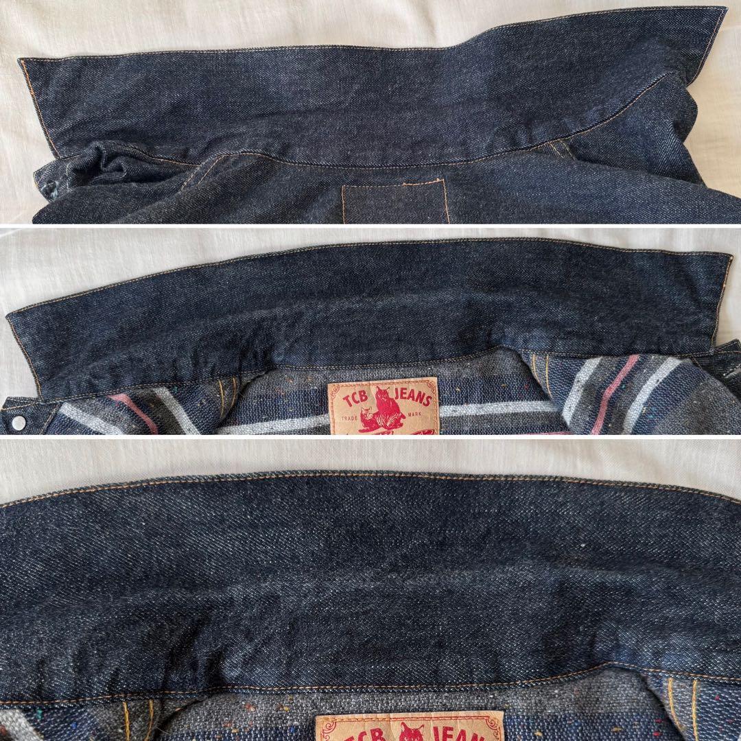 【限定】 TCB jeans ウールライナー 50’s デニムジャケット 44