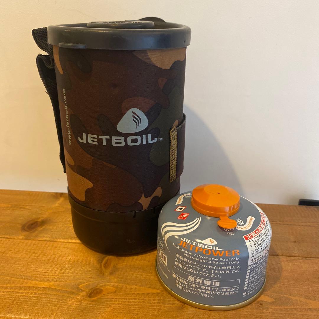 JETBOIL 迷彩シングルバーナーコンロ