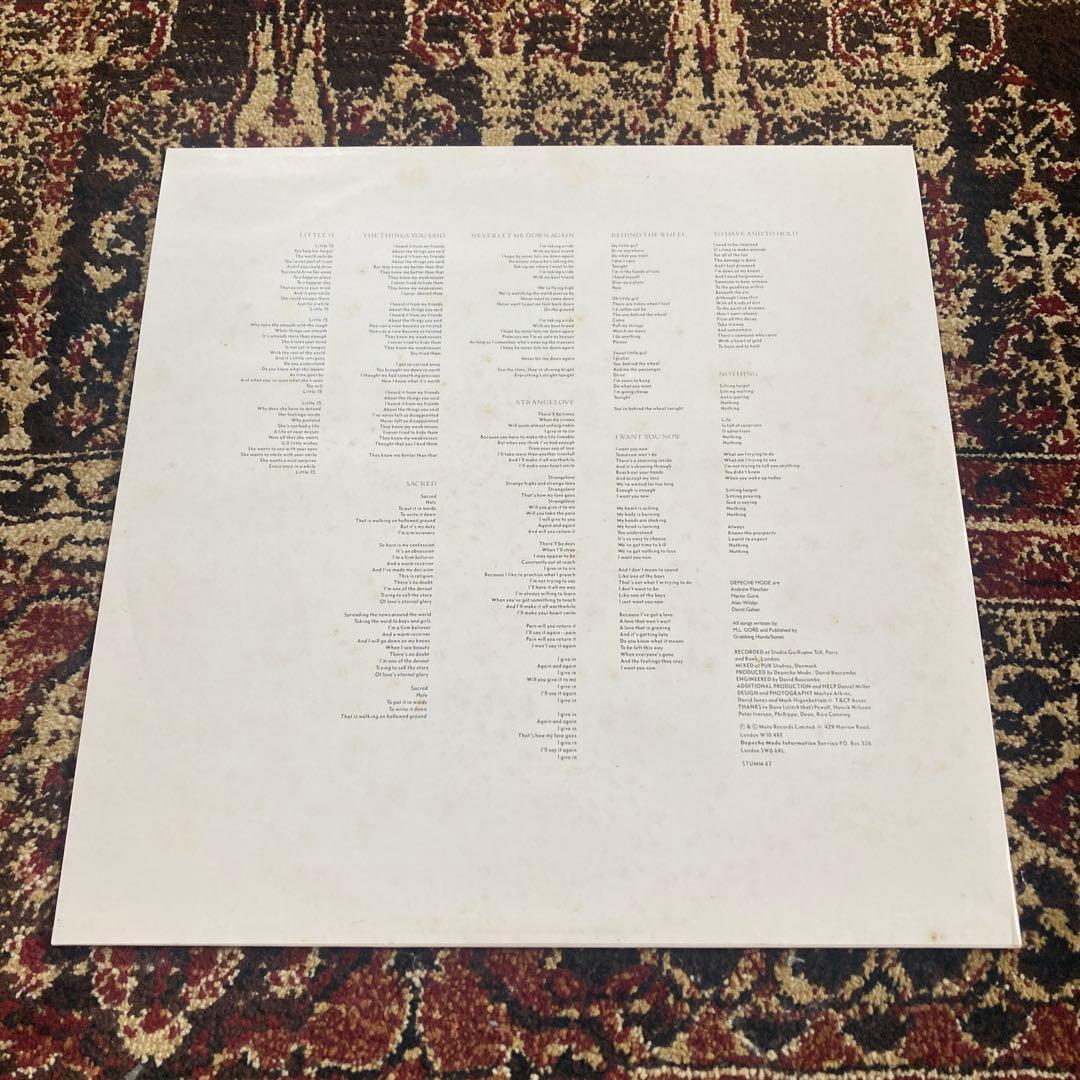 music for the masses depeche mode レコード