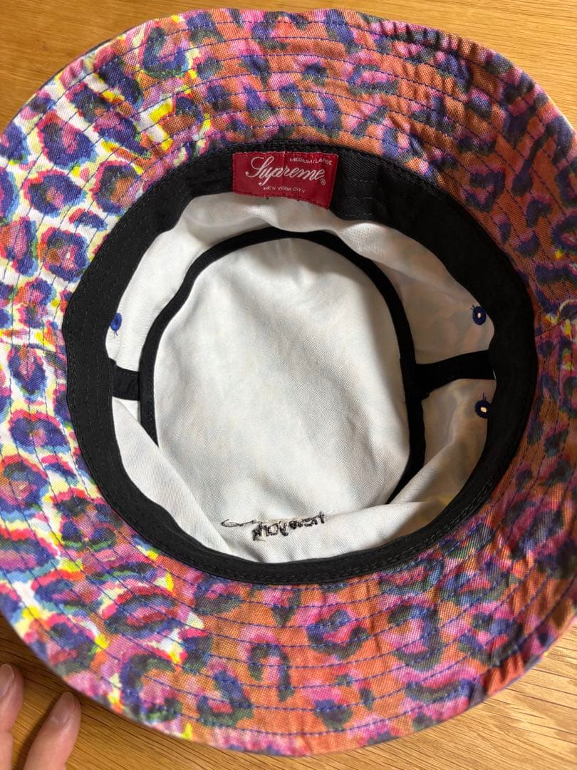 帽子 Supreme Classic Logo Crusher Leopard