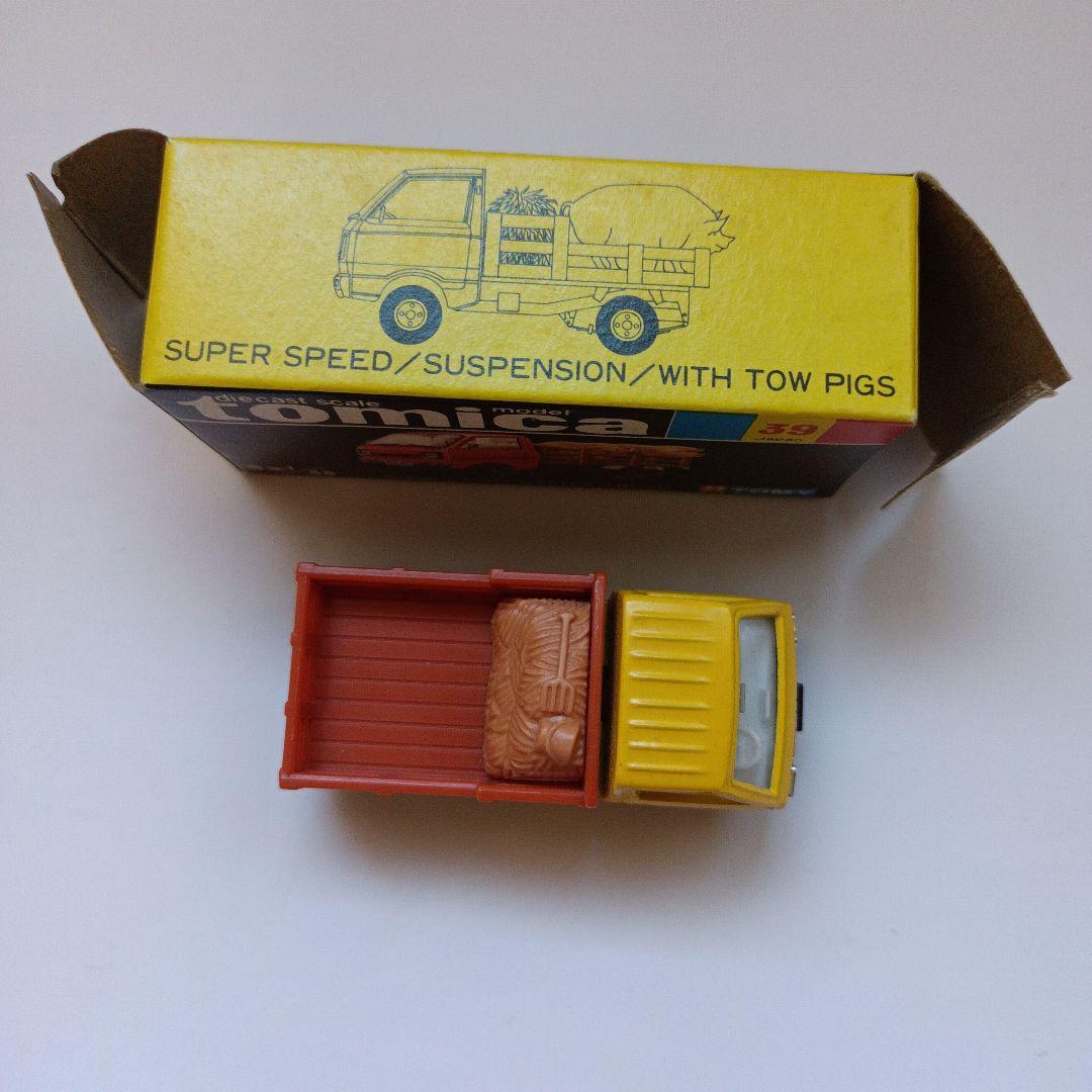 トミカ 黒箱　日本製　スズキキャリイ　家畜運搬車 【豚無し】