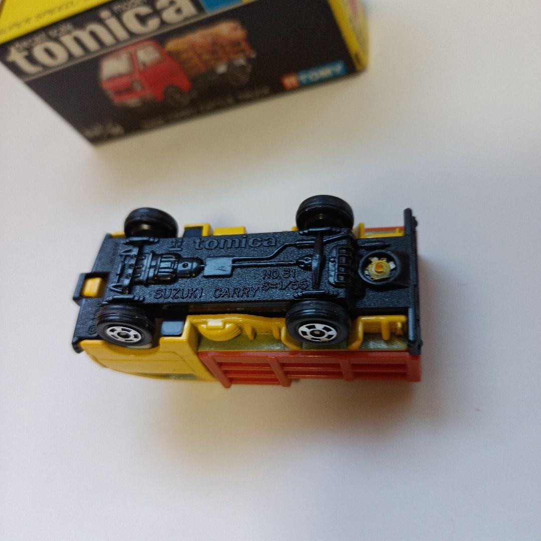 トミカ 黒箱　日本製　スズキキャリイ　家畜運搬車 【豚無し】