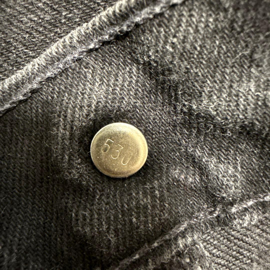 90s USA製　Levi's 550 ブラックデニム W34 オレンジタブ
