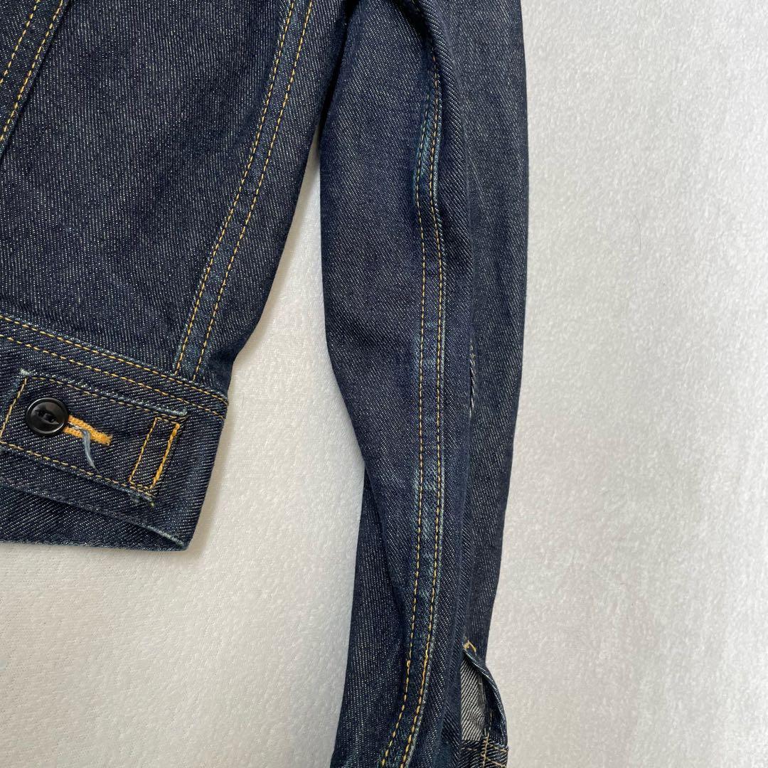 美品 復刻 Lee 三角タグ 101 真紺 デニムジャケット1411 36 S