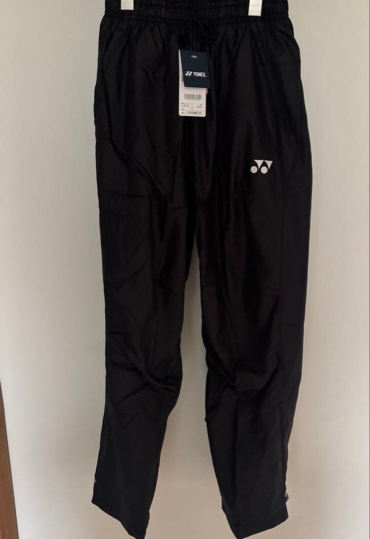 YONEX ウィンドブレーカー上下セット ブラック/ピンク☆Sサイズ美品＆新品