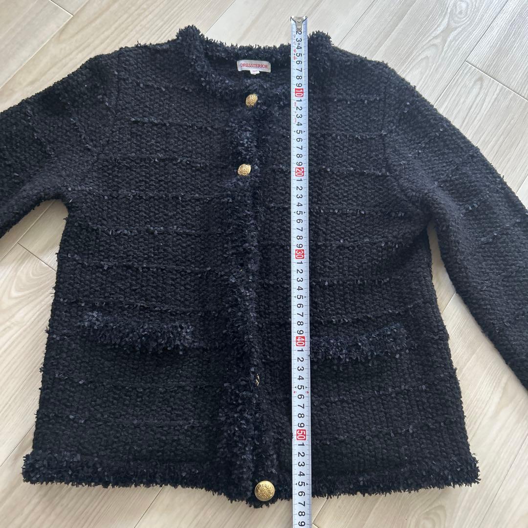 DRESSTERIOR 　ドレステリア　ツイードカーディガン