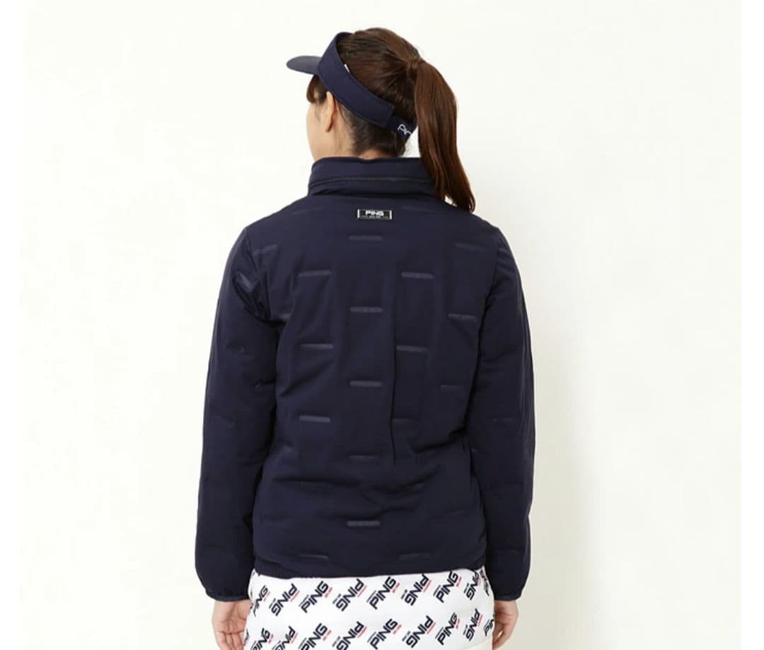 再再再値下げ新品　PINGピン　中綿ジャケットS　紺　定価22000円