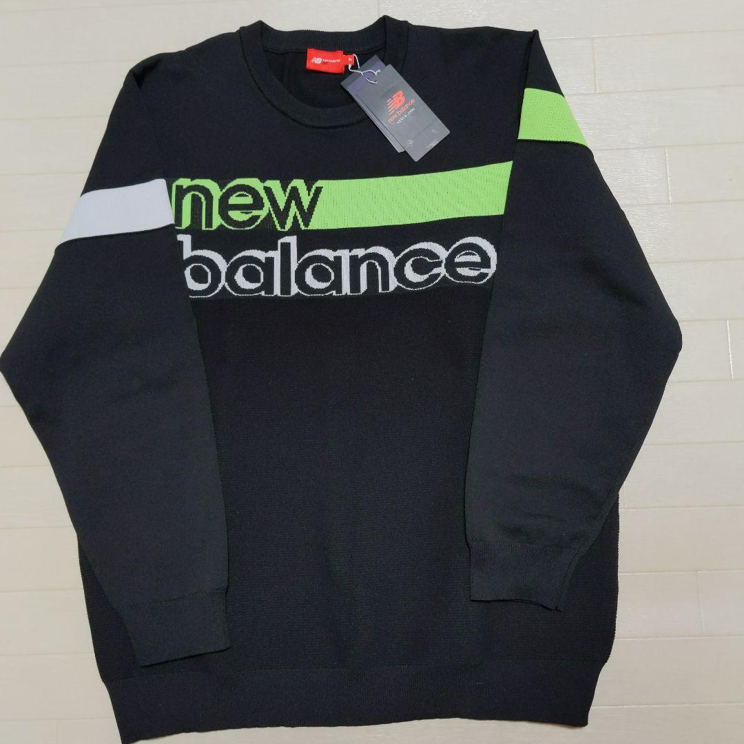 再再再値下げ新品　ニューバランス　ニット7 黒ブラック　メンズ2XL