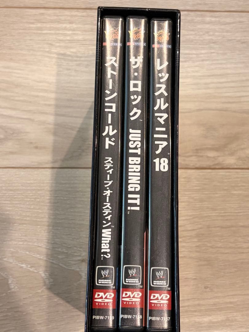 【豪華】WWE レッスルマニア 18/19/20/21 DVDまとめ売りセット