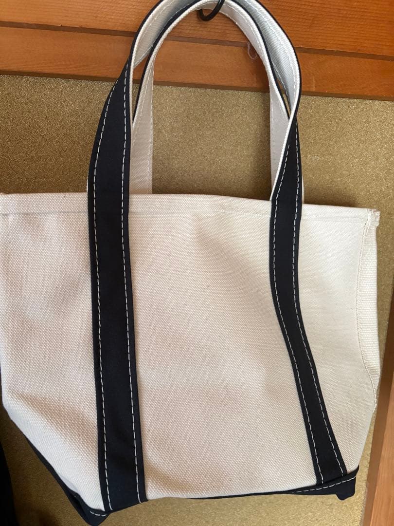 【早い者勝ち】新品L.L.Bean トートバッグ ホワイト/ネイビー