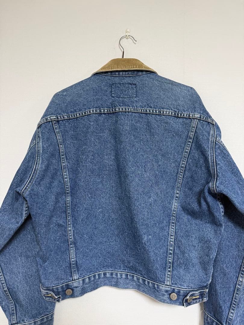 Wrangler ラングラー　デニムジャケット　Gジャンコーデュロイ襟　M