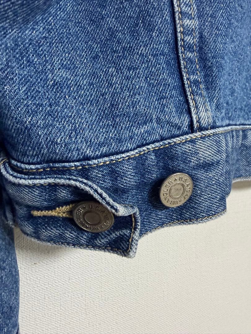 Wrangler ラングラー　デニムジャケット　Gジャンコーデュロイ襟　M