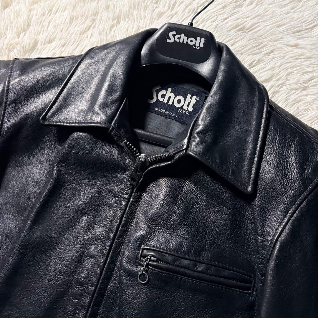 ゆ*う様 【米国製】schott トラッカージャケット　659 本革　36 US