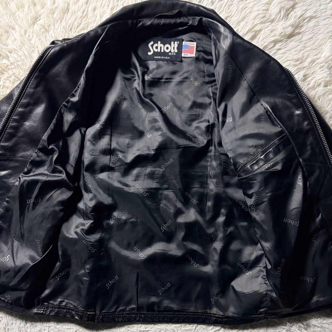 ゆ*う様 【米国製】schott トラッカージャケット　659 本革　36 US